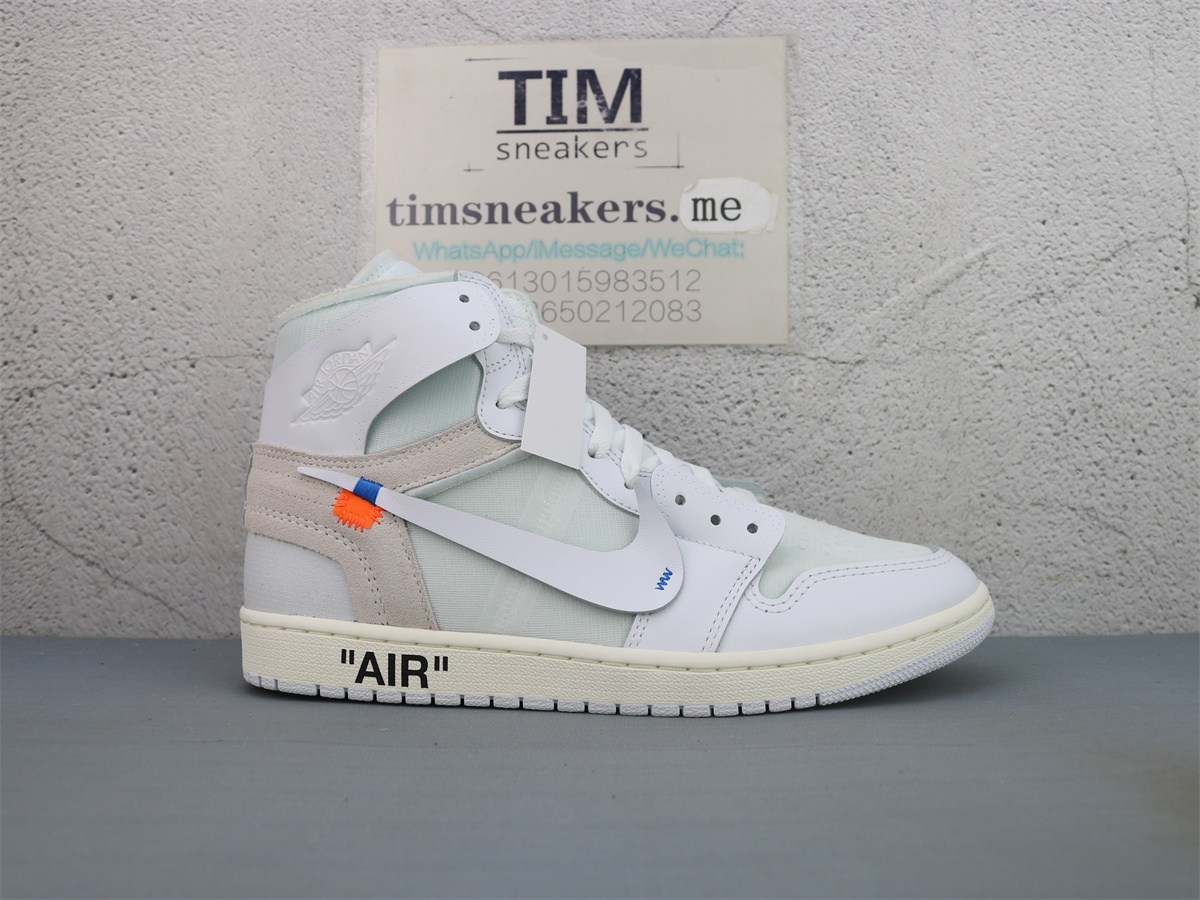 LJR Batch Off-White Air Jordan 1 White AQ0818-100